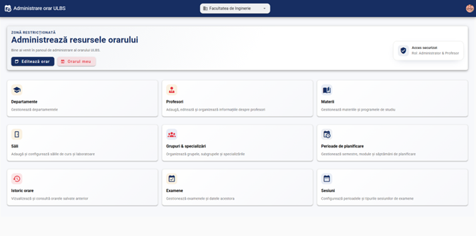 Panoul de administrare a resurselor